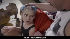 Play Teen Blonde CoCo Lovelock's Wild Cheerleader Audition with Charles Dera