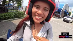 Play Thai Amateur GF Sucks & Rides Boyfriend's Big Dick - POV Hardcore