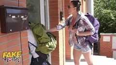 Play Cheating Boyfriend Roughly Fucks Teen Backpacker in Hostel