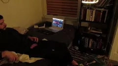 Play Skinny Para Guy Masturbates with Big Dick in Wheelchair