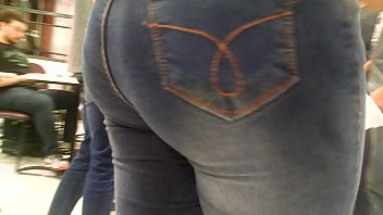 Play Rabuda Bunda Jeans na Aula Gostosa Tight Jeans Ass